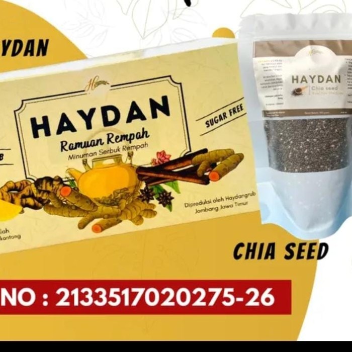 

PAKET DIET HAYDAN RR + CHIA SEED MURAH