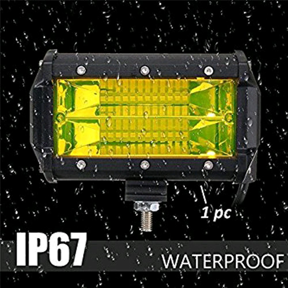 LAMPU LED SOROT OFFROAD 72W LED BAR CREE CWL 24 MATA