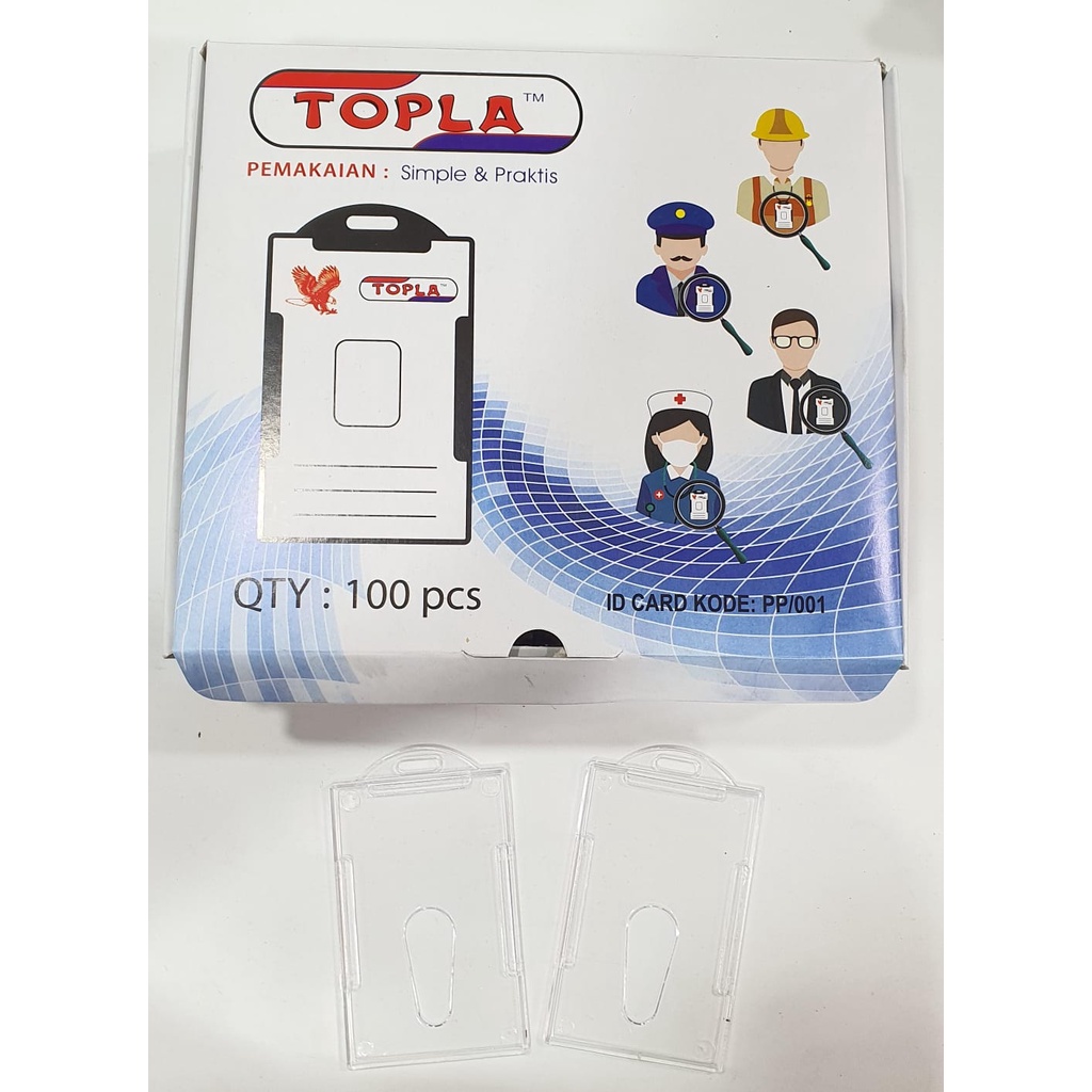 

Casing Id Card Holder TOPLA Transparant "BENING