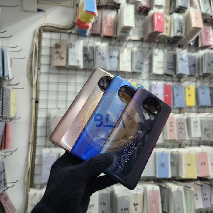 HOUSING BACK CASING FULSET BACKDOOR FULLSET FRAME LCD XIAOMI POCO X3 PRO