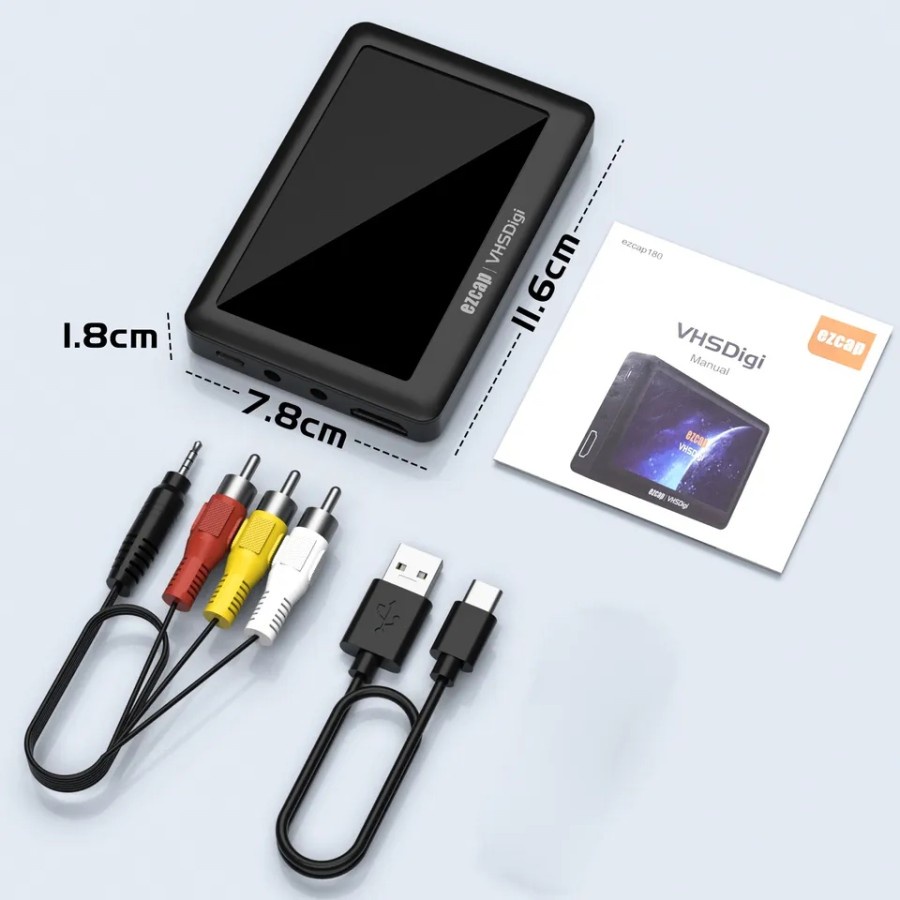 EZCAP 180 PORTABLE AV VIDEO RECORDER VHSDigi EZCAP180