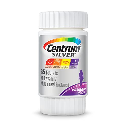 Centrum Silver Women's Multivitamin for Women 50 Plus, Multivitamin/Multimineral Supplement with