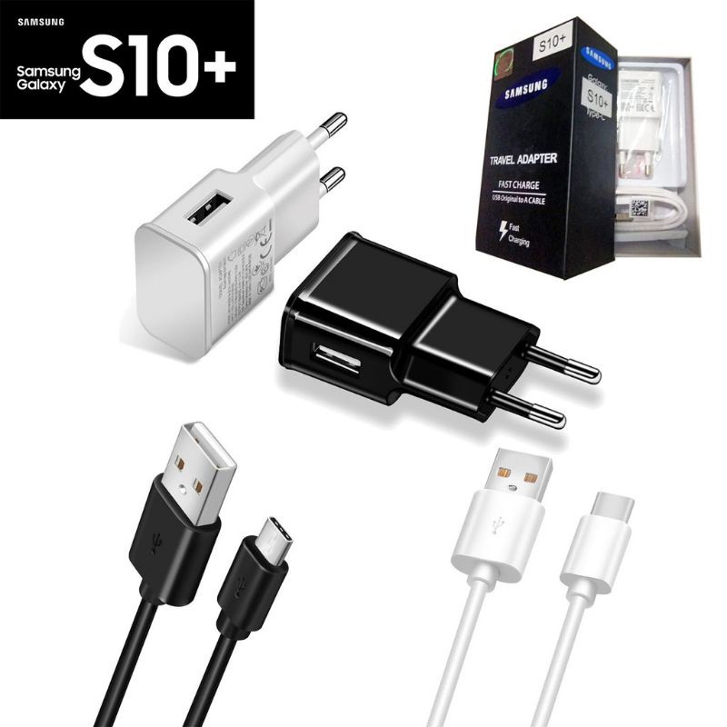 CHARGER SAMSUNG GALAXY S10+ S10PLUS CHARGER CASAN TYPE C ORIGINAL SAMSUNG