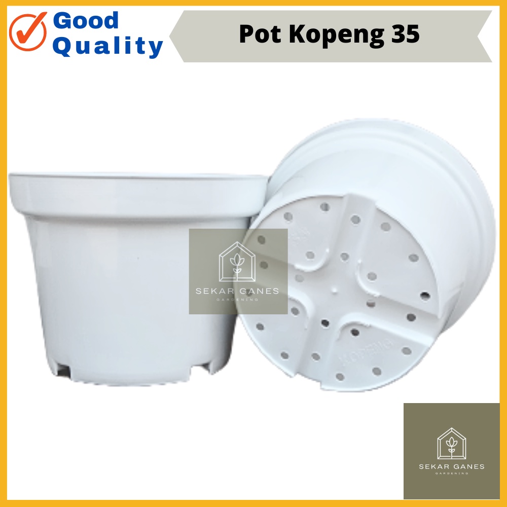 Pot Kopeng 35 Putih Besar Jumbo Plastik Ukuran 40cm 50cm 70 cm 100cm Pot Putih Besar Jumbo