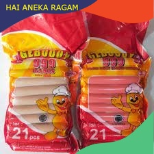 

Sosis Ayam GEBOOOY 999 Merah 420gr Isi 21pcs - Makanan Beku Siap Saji Sosis