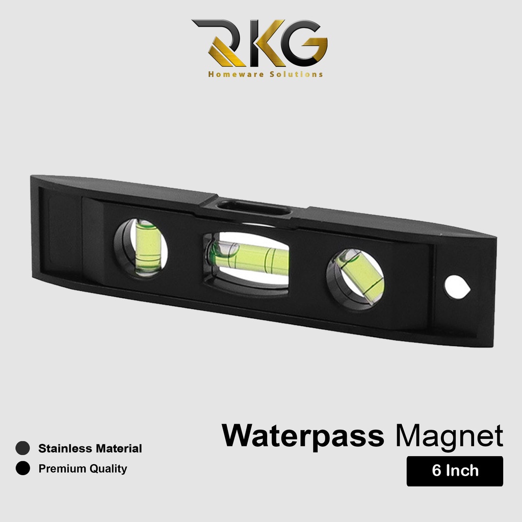 

Waterpas Magnet 6 Inch I Waterpass 6 Inci I Alat Ukur Tukang