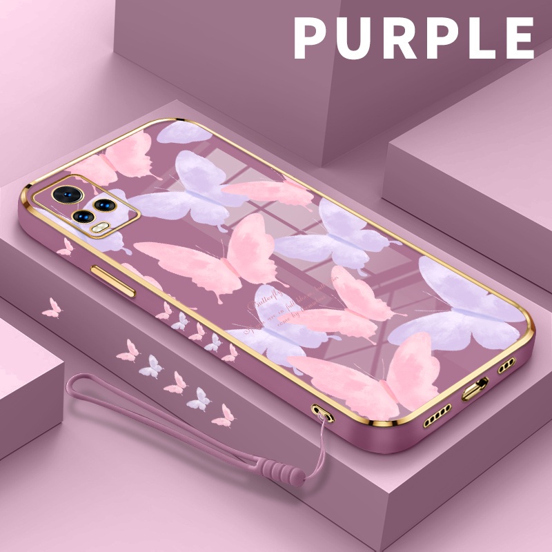 SOMYEE For Vivo Case For Vivo V20 2020 2021 V20 SE Y70 2020 V21 4G 5G V21S V23 5G S12 V23E 4G 5G Y75