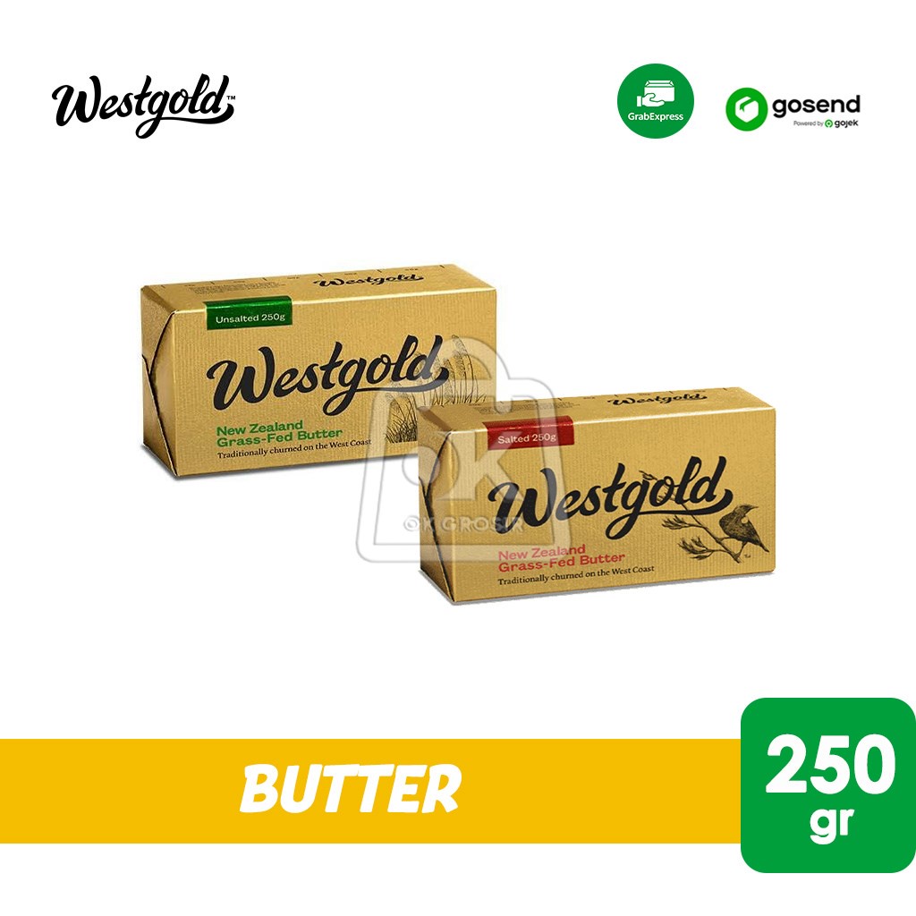 

Mentega Westgold Butter / Grass Fed Butter Lebih Creamy (KHUSUS INSTANT)