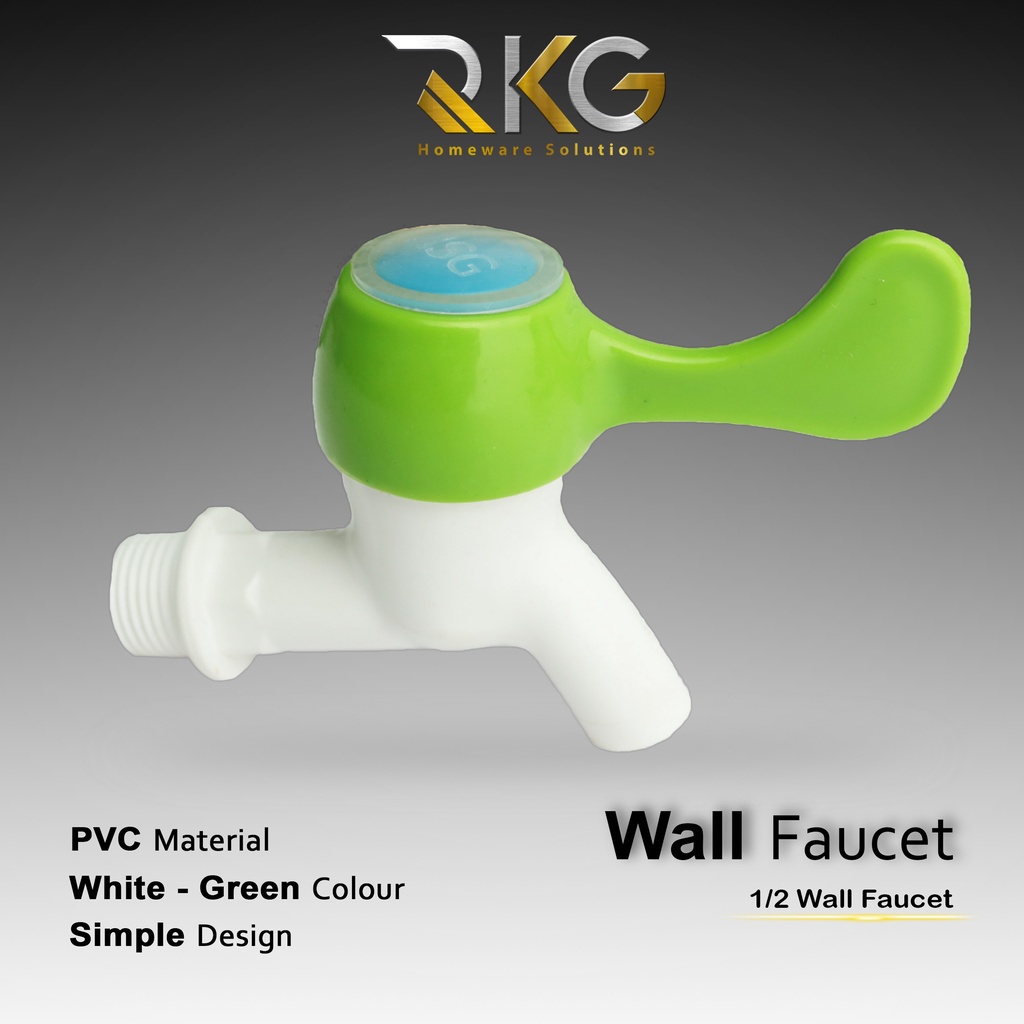 Kran Air Pvc 2 Way l Keran Jempol 1/2 Inch