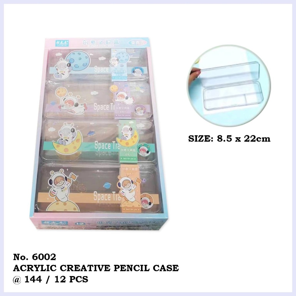 

Rmdodo - Tempat Pensil Acrylic Creative / Tepak Kotak Pensil Anak Akrilik / Pencil Case Fancy