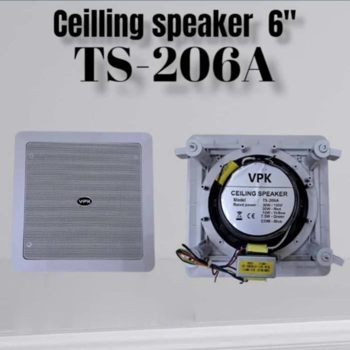 Speaker Ceiling VPK TS 206A Original 6 inch Speaker Plafon TS 206 A