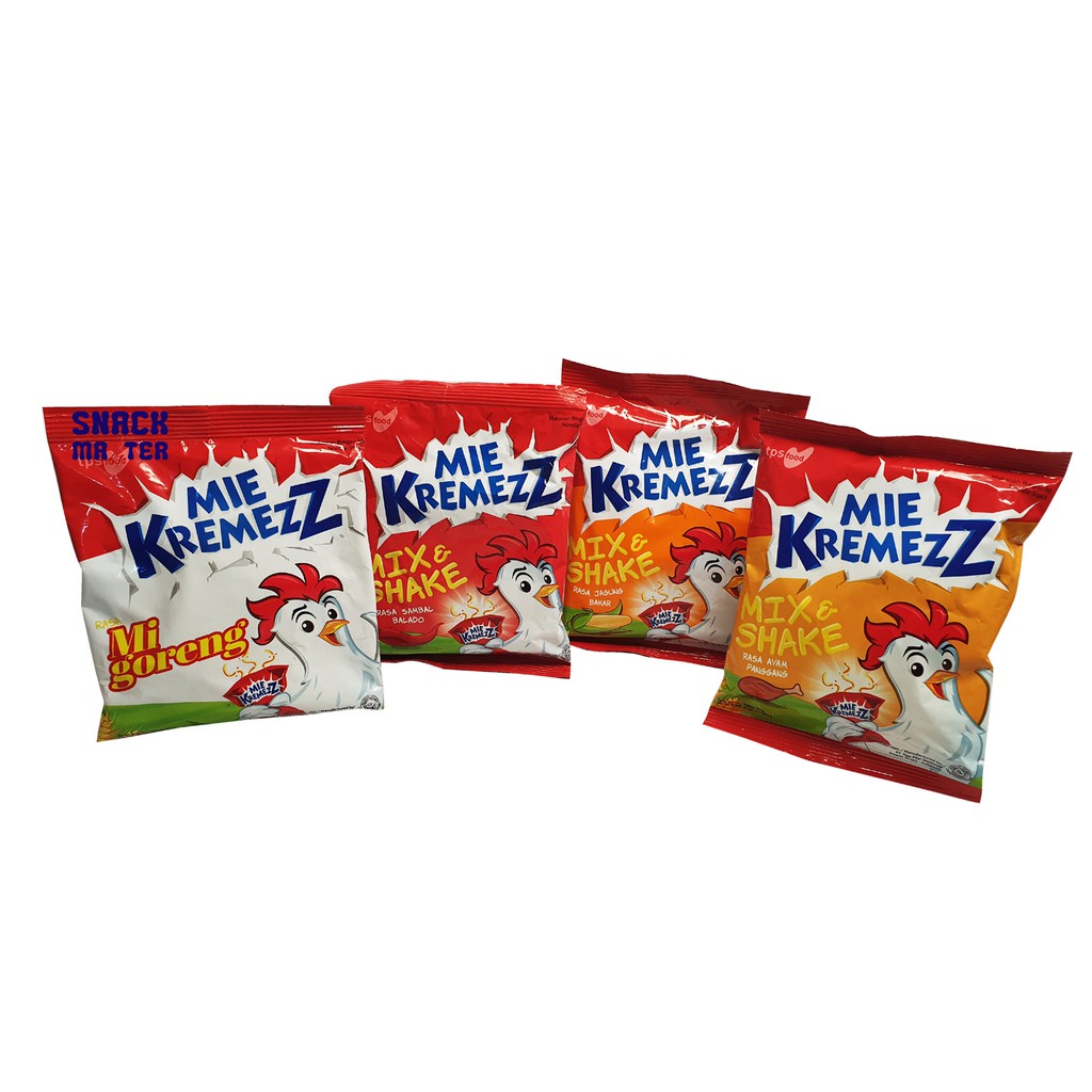 

Mie KremeZz Mix Shake Renceng - Netto 10 bks x 16 gr