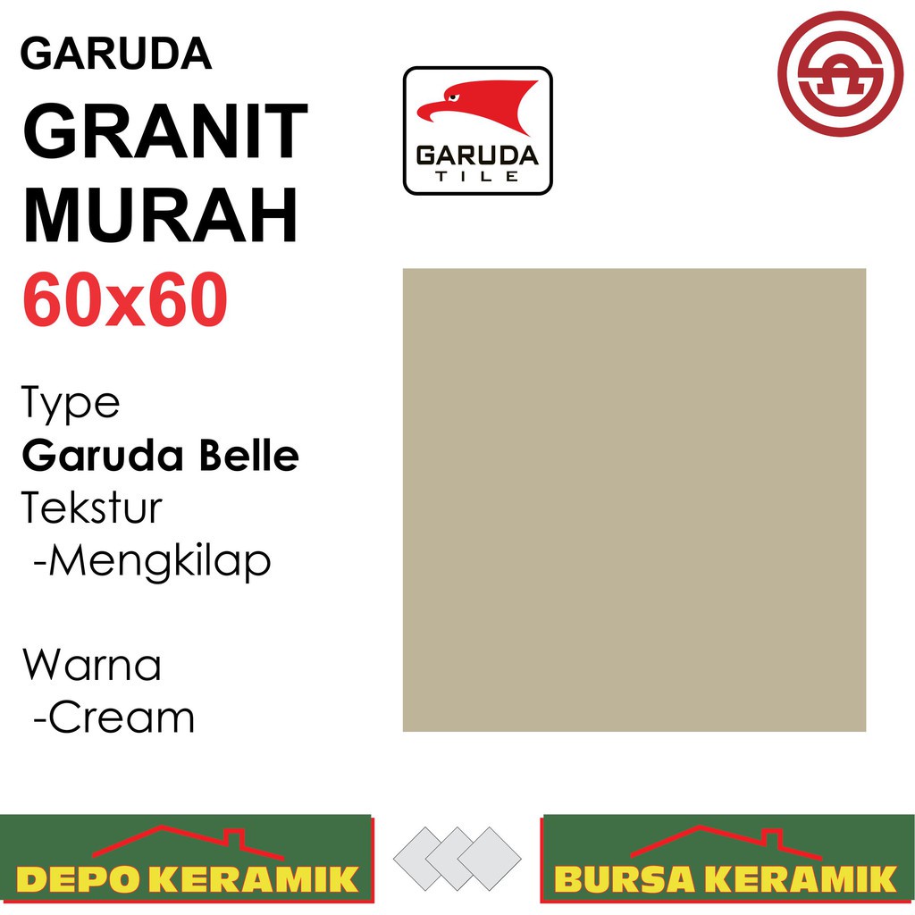 GRANIT MURAH GARUDA 60X60 BELLE G3