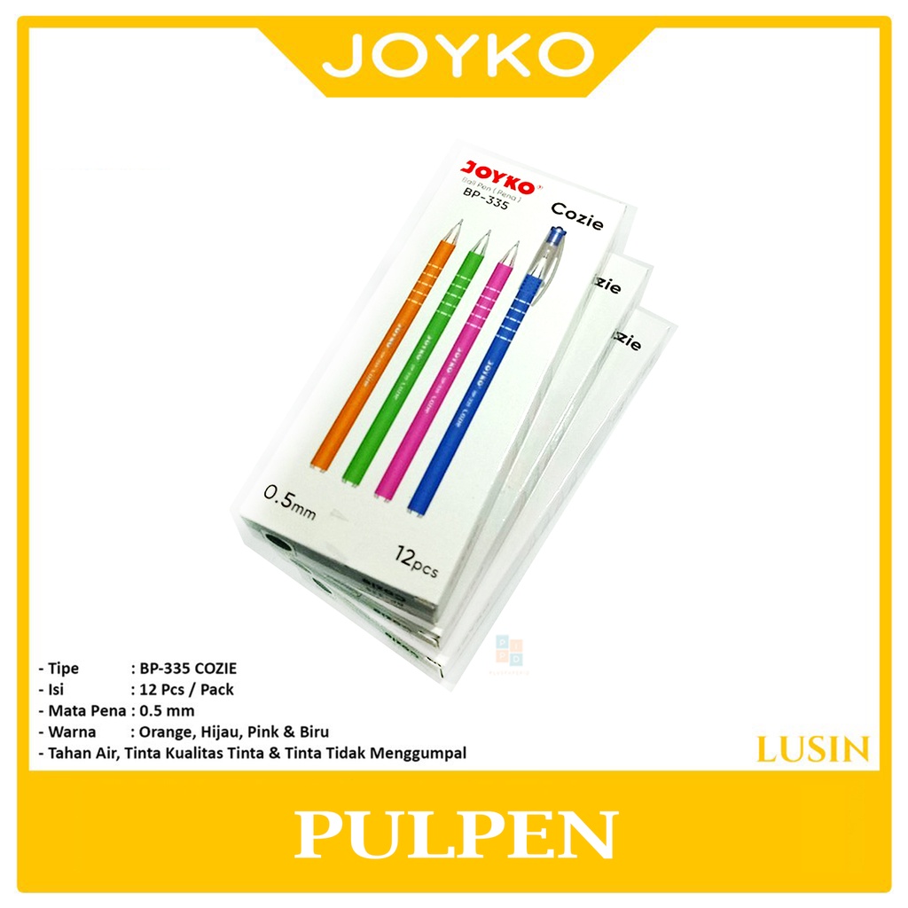 

JOYKO - Pulpen Ball pen BP-335 Cozie - Lusin
