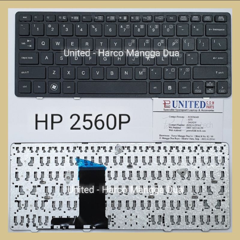 Keyboard Hp Elitebook 2560 2560p 2570 2570p