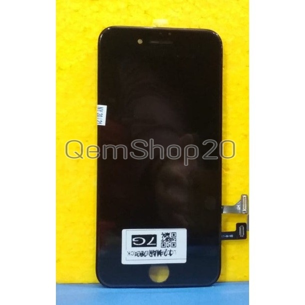 LCD LAYAR GAMBAR IPHONE 7G 4.7 + TS_ HITAM AA A1778 A1660 A1779 Ori