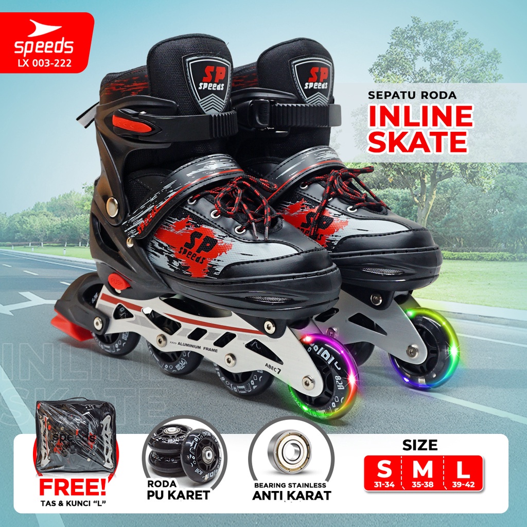 Fth- Sepatu Roda Anak / Remaja / Dewasa Inline Roller Skate Roda Karet Roller Skate 003