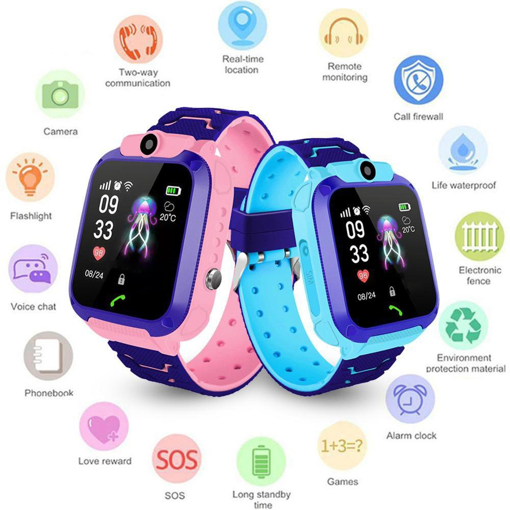 SIAP COD Smartwatch Anak Cerdas Menonton Waterproof Jam Pintar Layar Sentuh SOS Anak SQ12 smartwatch