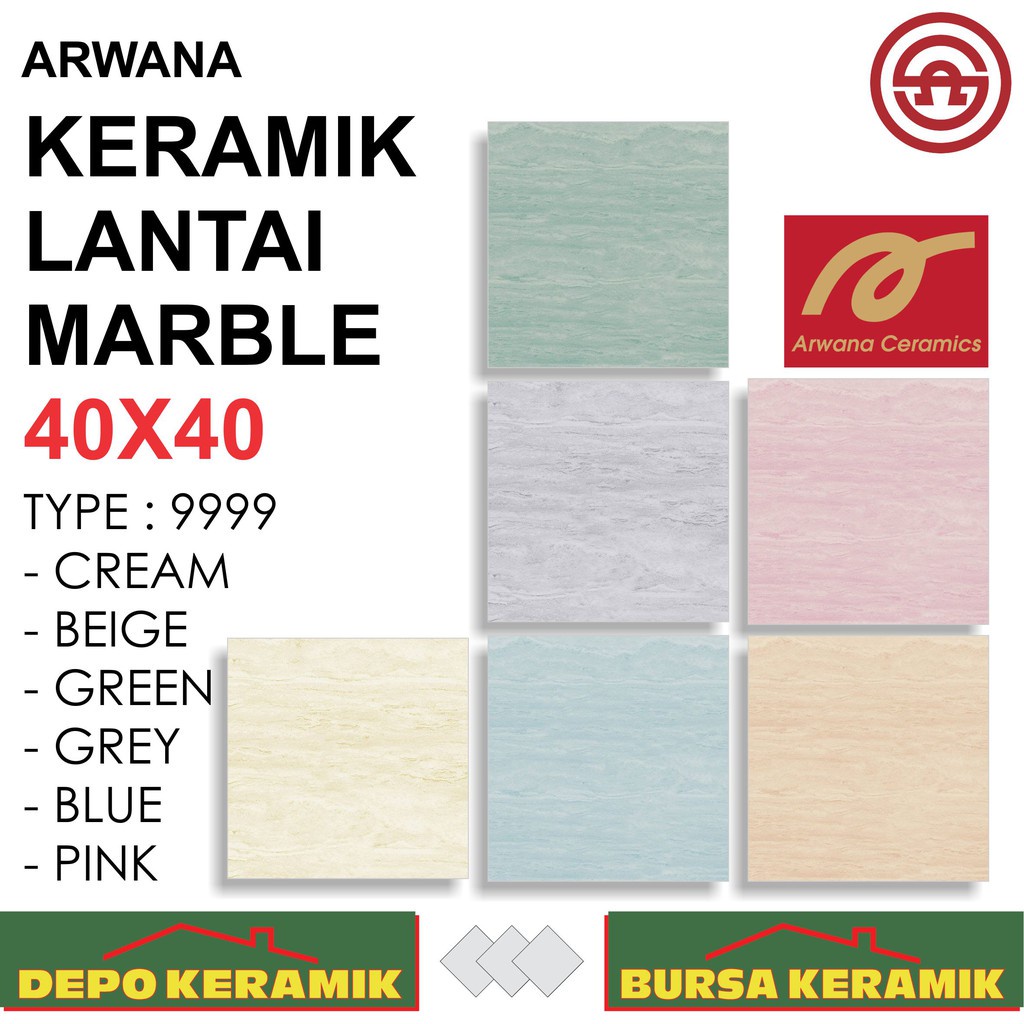 KERAMIK LANTAI 40x40 9999 SERIES G1 - ARWANA