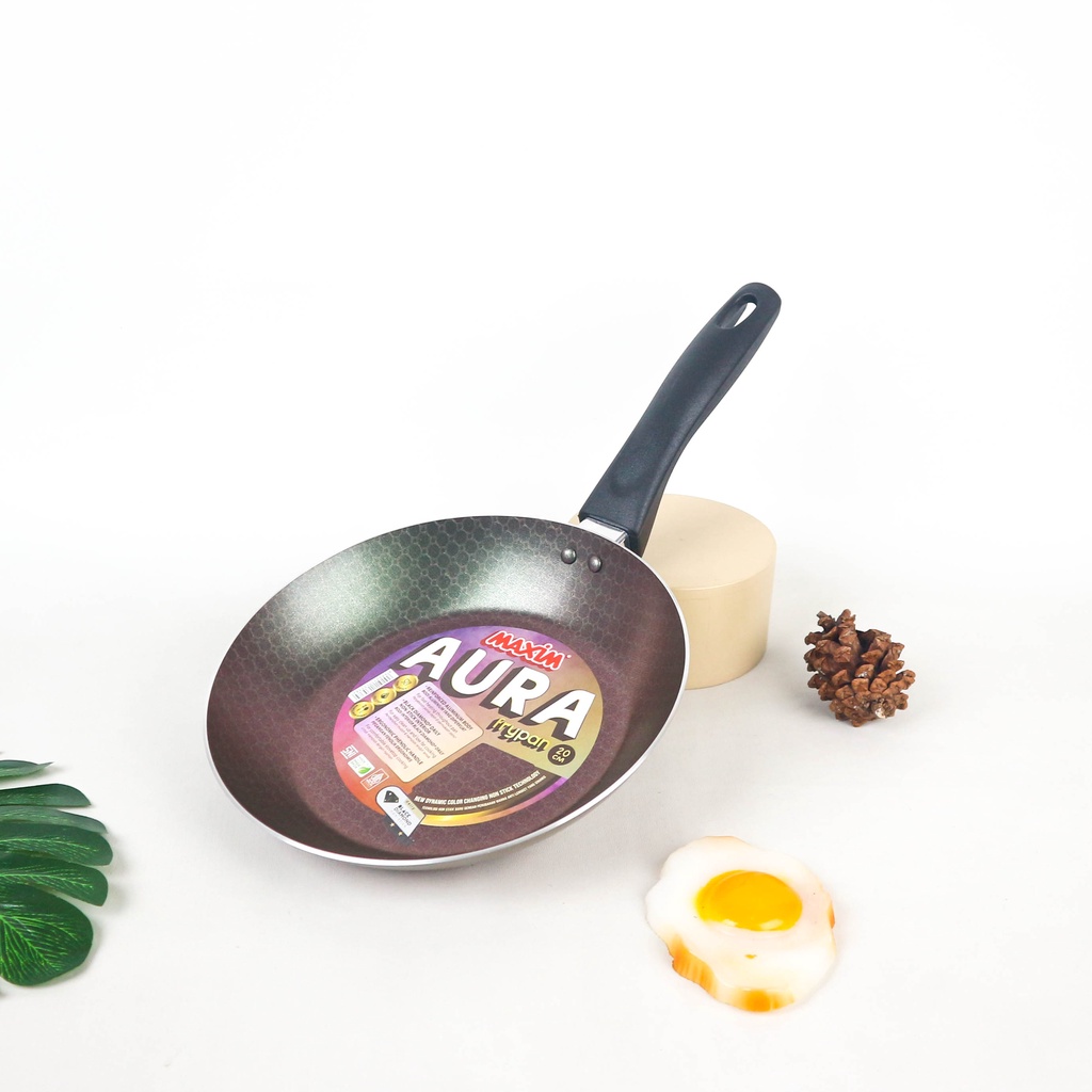 MAXIM Teflon Aura Frypan 20 cm Anti Lengket