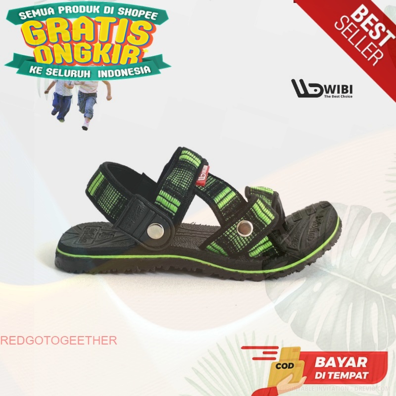Sendal Keren Sandal Import WIBI 39-43 Adventure Kids Blue -  Gunung Anak Jepit Slip On Pria Wanita  