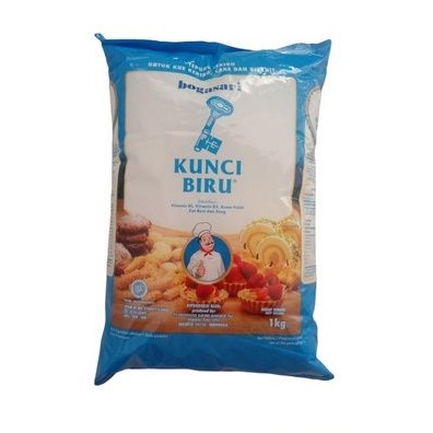 

Tepung terigu Kunci Biru 1kg