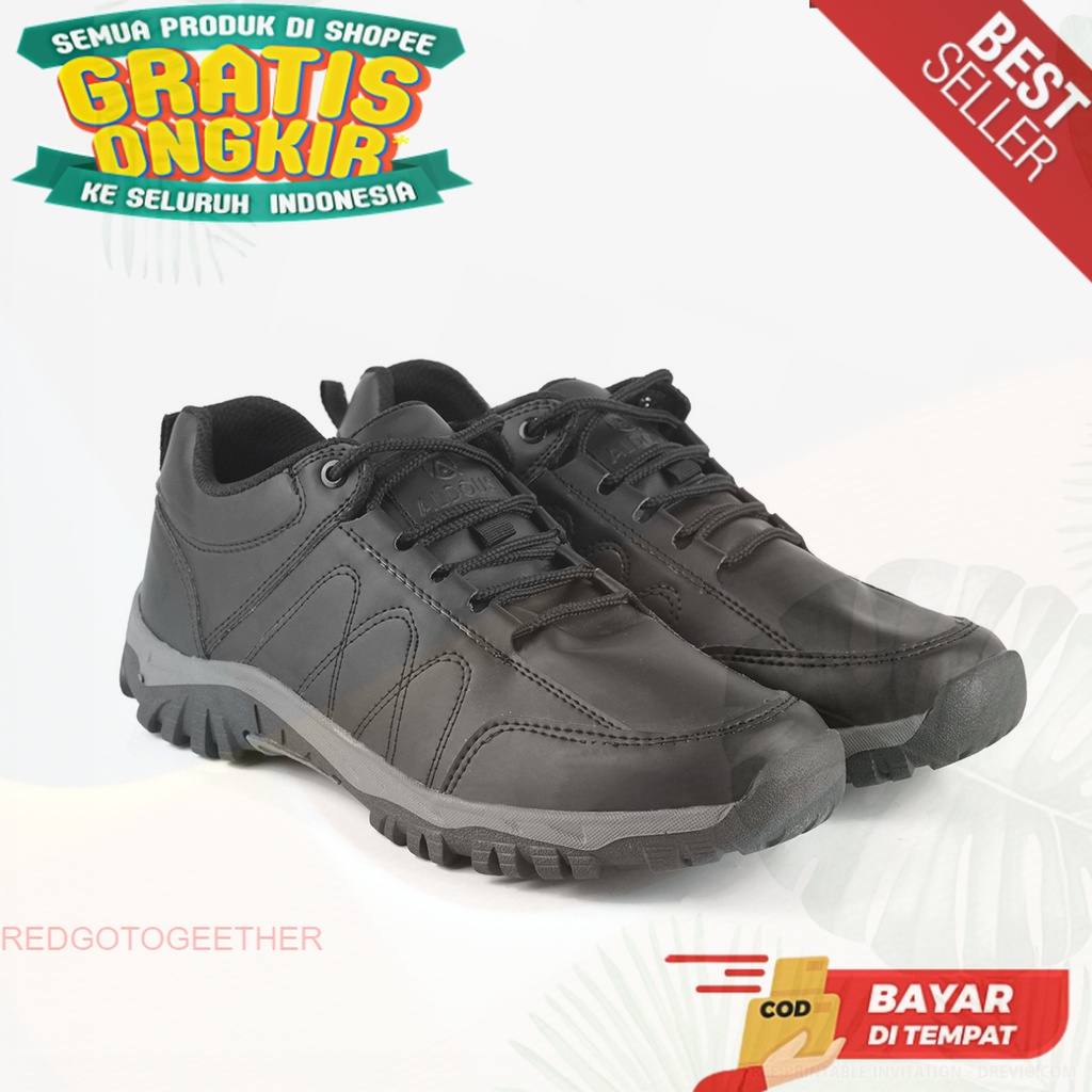 Sepatu Sneakers Pria Outdoor Adventure A04  Import Kasual Kulit Terbaru Impor Kesual Keren Kekinian 