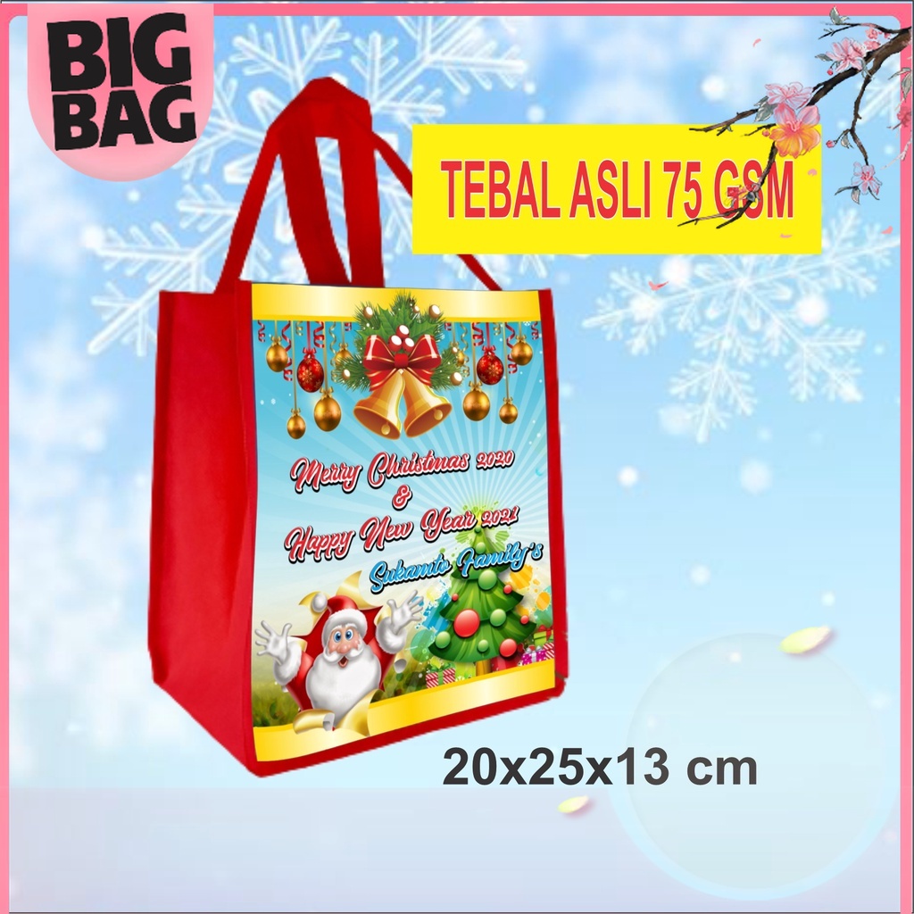 

Tas Natal TAS SOUVENIR NATAL DAN TAHUN BARU BINGKISAN NATAL Bigbag