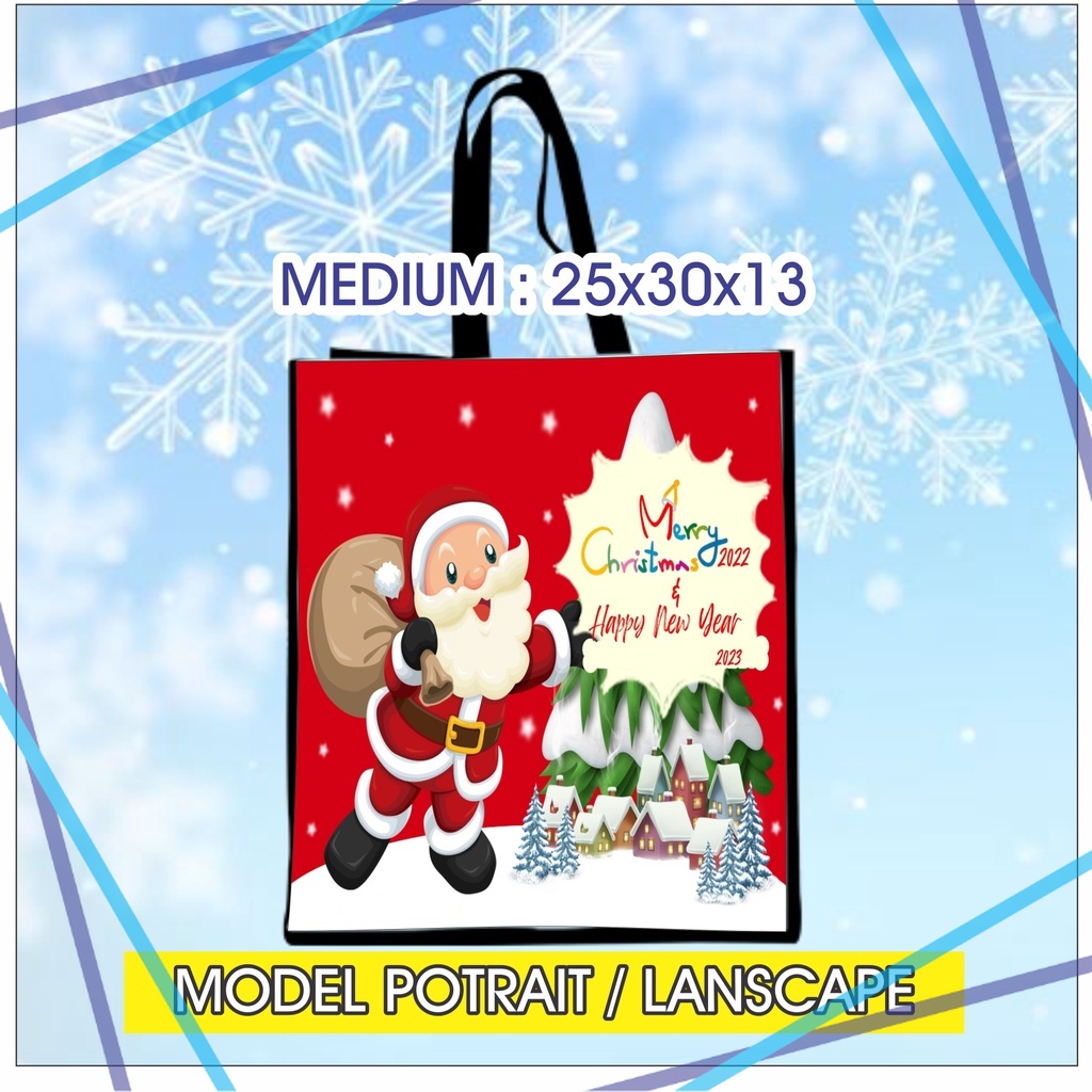

Tas Natal Tas Souvenir Natal dan Tahun Baru Bingkisan Natal Jaya