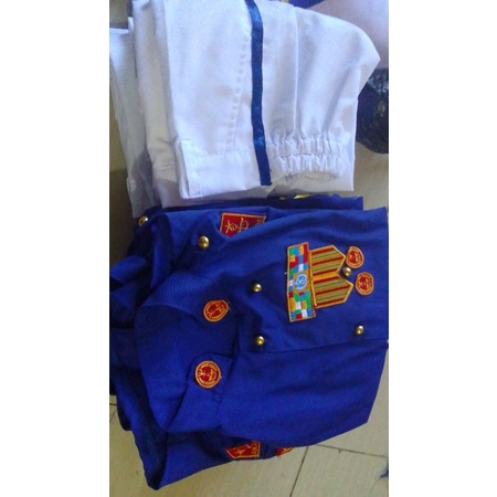 baju profesi anak Akmil biru