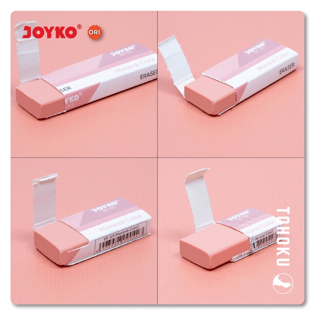 Joyko - ER-123 Penghapus Pensil Warna Pastel