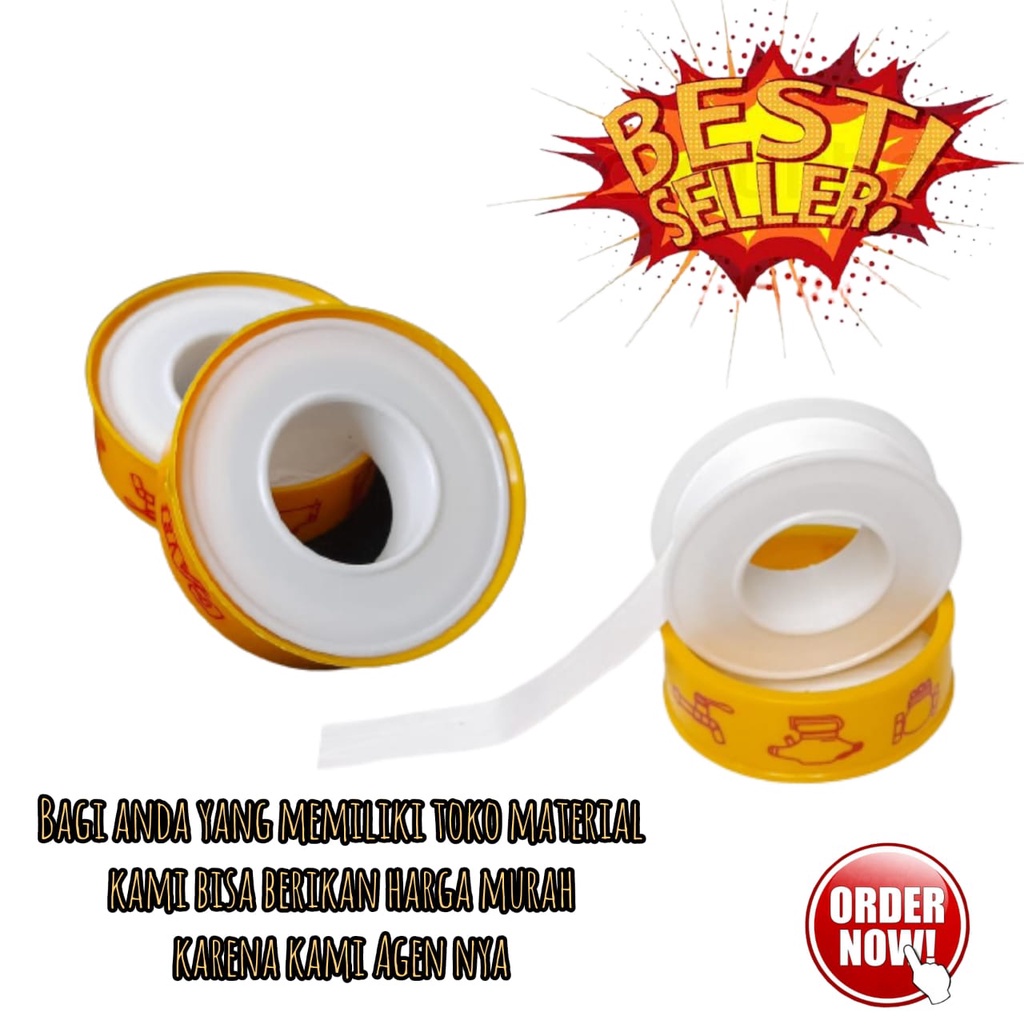 sealtape lem pipa kran air perekat anti bocor isolasi keran seal tape 10M