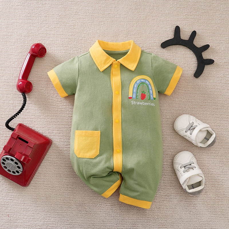 BAJU BAYI IMPORT KOREA JUMPER PENDEK BAYI anak laki laki kidzy