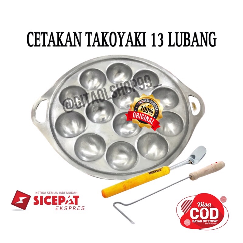 Cetakan Telur / Telor Congkel Anti Lengket 13 Lubang Free Cungkilan Lubang Citakan Telor Bak Lor Tak