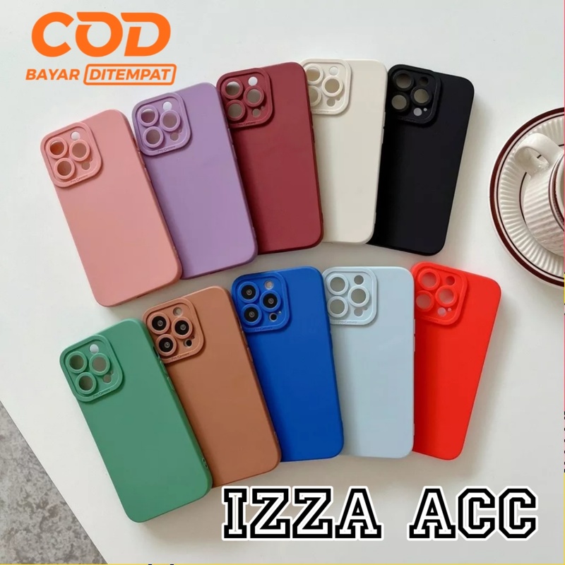 Softcase/slicon pro camera hp Samsung A50/A50S/A30S bahan candy case color 3D slicon macaron