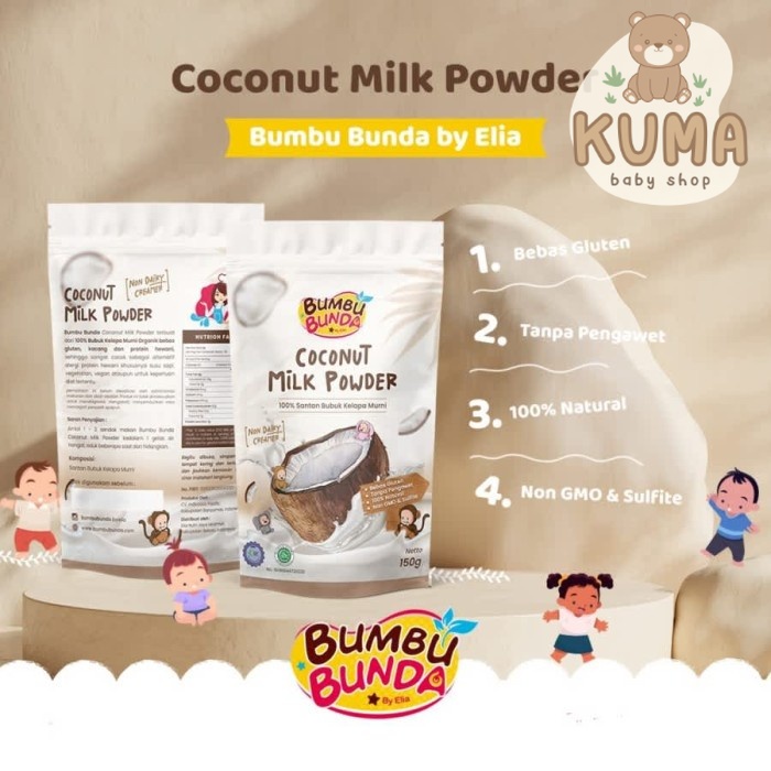 

Bumbu Bunda by Elia Organic Coconut Milk Powder Santan Bubuk Organik