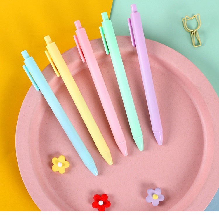 

Pulpen Gel Mekanik Pastel Macaron Pen Cetek Makaron Pena Bolpen pena Lucu Unik Murah