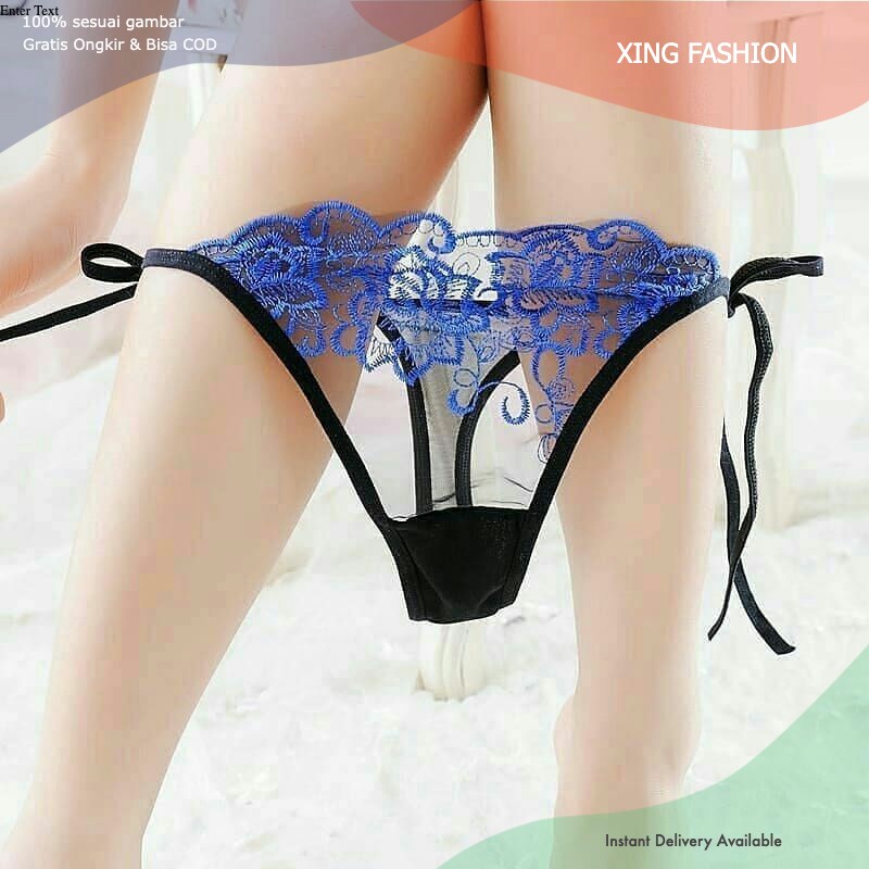 Celana Dalam Wanita G String Ikat Tali Sempak Cewek Lingerie Sexy Cts01