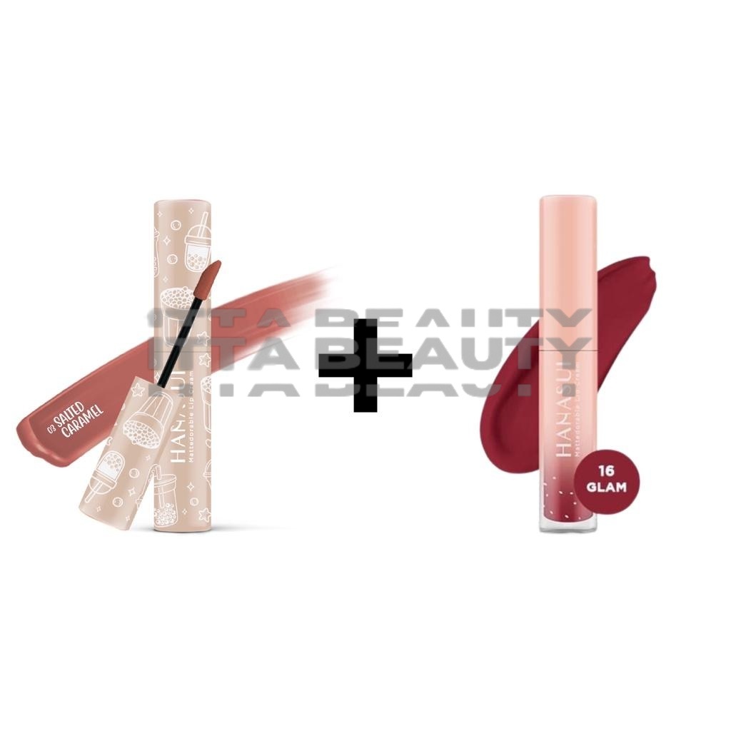 Paket Ombre Lip Cream Hanasui VIRAL-BEST SELLER