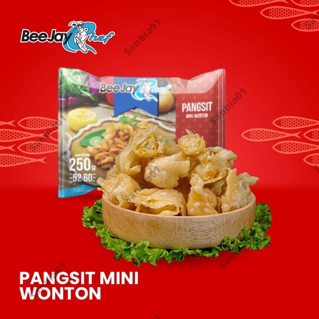

BeeJay Chef Pangsit Mini Wonton 500 Gram Frozen Food