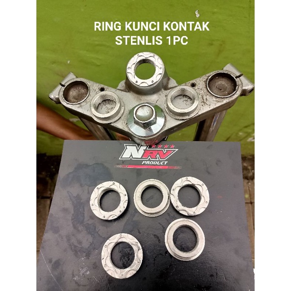 pemanis ring kontak CB ring kunci kotak stelis manisan kontak stenlis cb PNP T atas ninja ERDOGANMOT