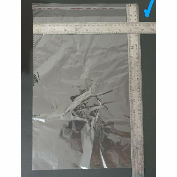 

plastik seal F4 opp blanko plastik ada lem 25cm -