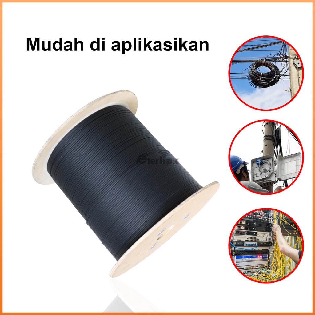 Fish Yummy Fo 1000 Meter 2 Core 3 Seling Kabel Dropcore Fo