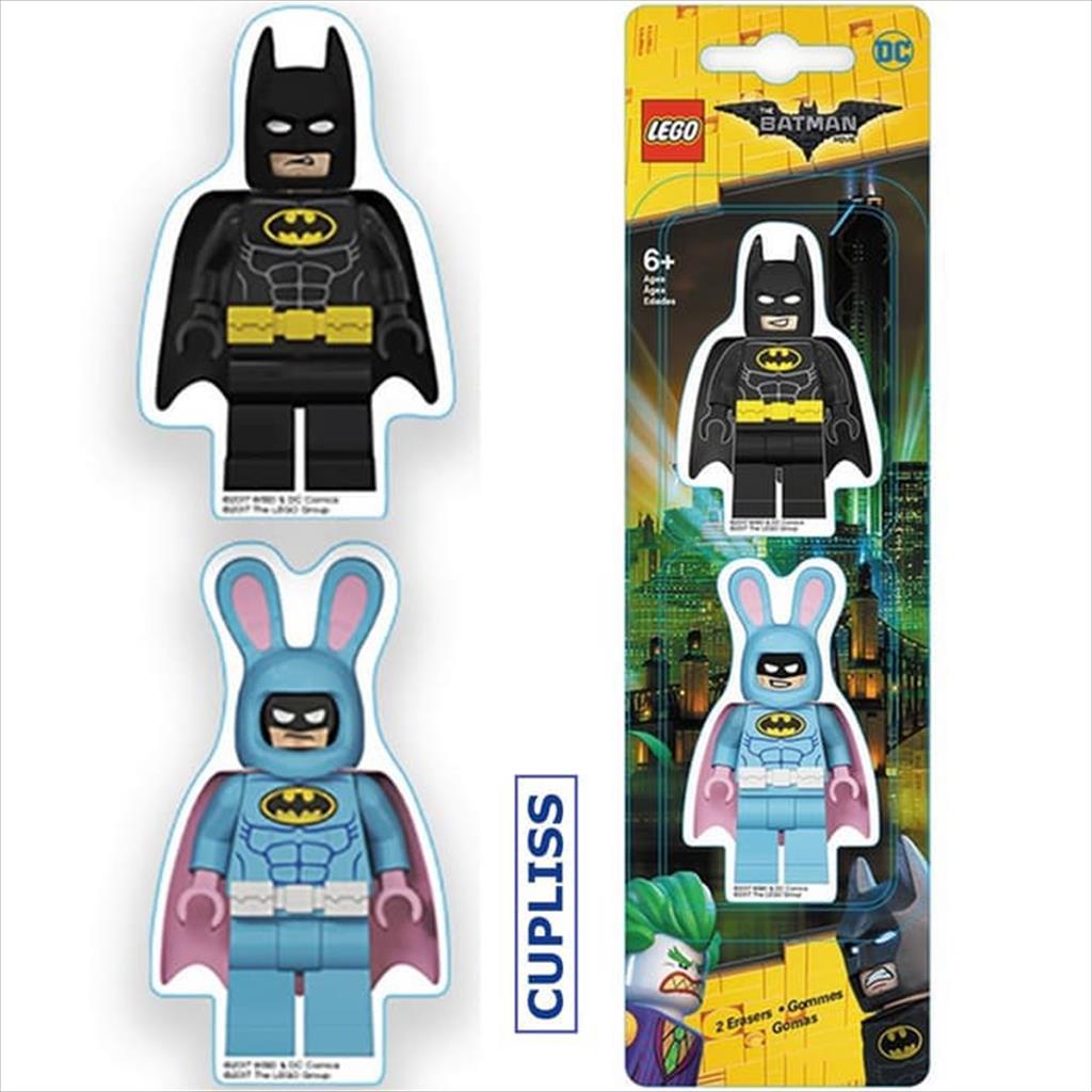 

LEGO Original Stationery 51757 Batman M ovie Eraser : Batman and Bunny Batman (2 erasers) Cupliss KG