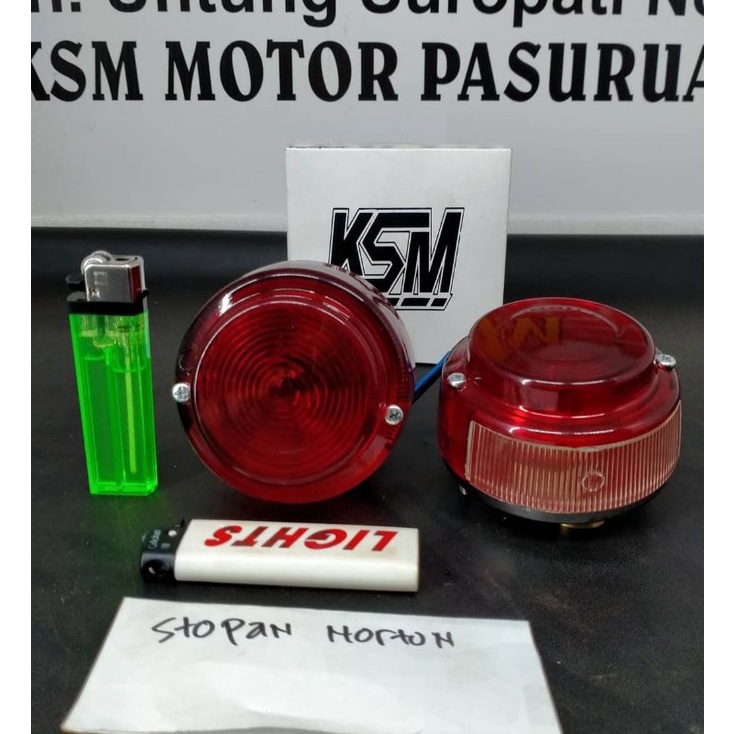 Stoplamp NORTON Bulat / Lampu Stopan NORTON Bulat  / Lampu Bulat Stop NORTON SETOPAN NORTON /LAMPU S