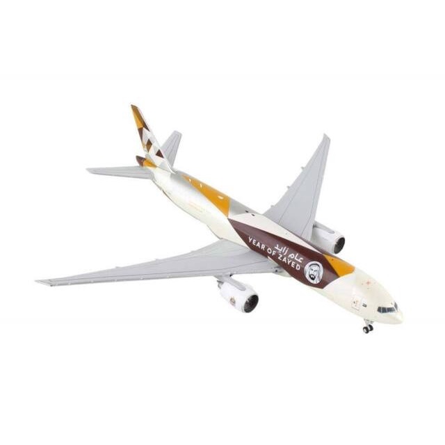 Gemini Jets ETIHAD Cargo B777F Year Of Zayed A6-DDE 1/400 Scale Diecast Commercial Plane