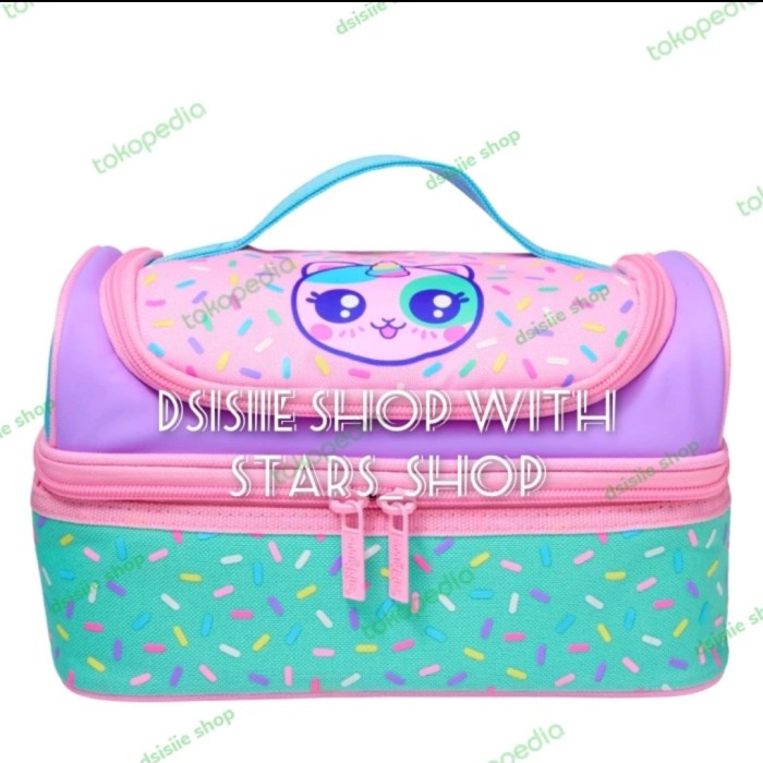 New Smiggle Unicorn Cat Best Budz Classic School Backpack Bottle Lunchbox - LunchBox