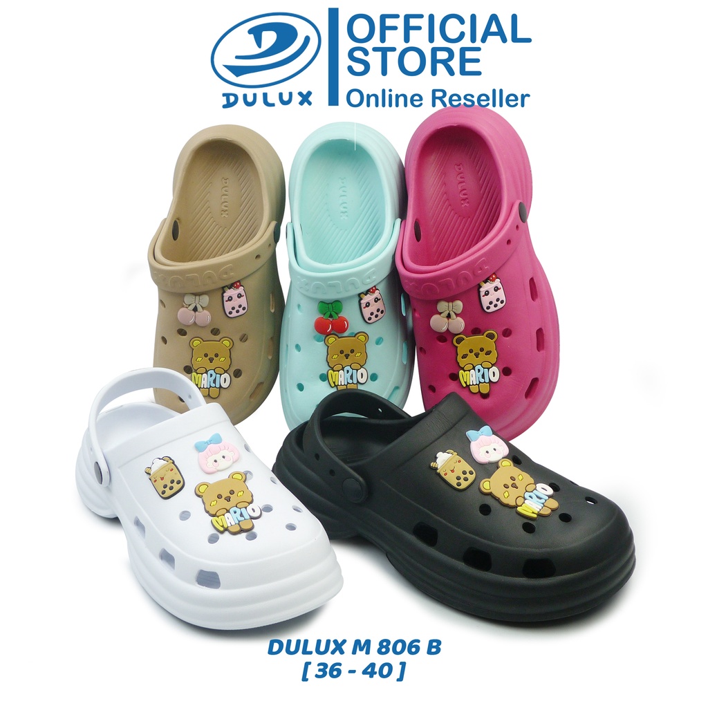DULUX OFFICIAL - SANDAL FUJI KOREAN STYLE KEKINIAN UKURAN 36-40 [ DULUX M 806 B ]