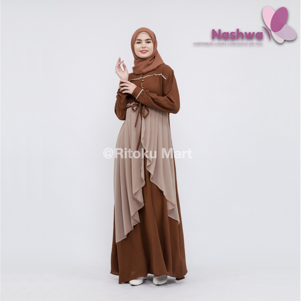 Gamis terbaru Ameera Dress by Nashwa