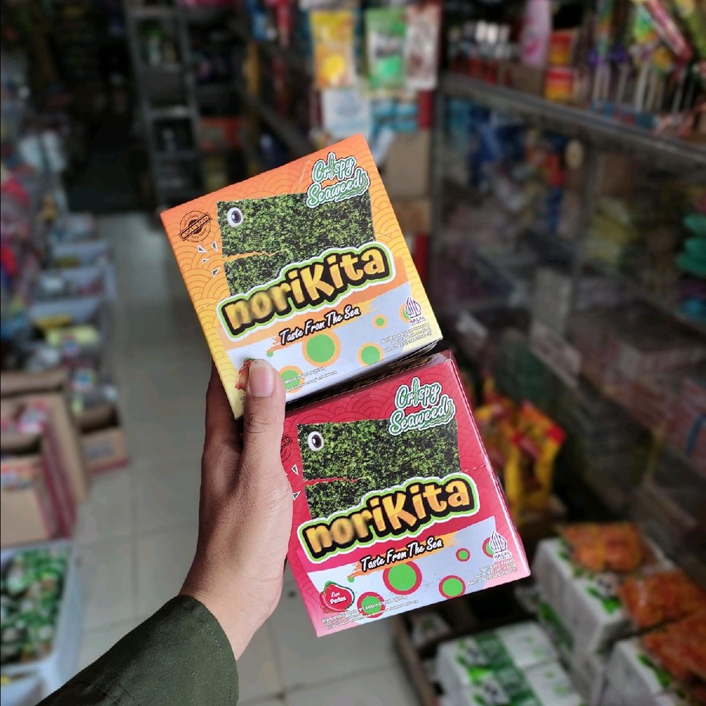 

PAKET 2 BOX NoriKita Rumput Laut Nori isi 12